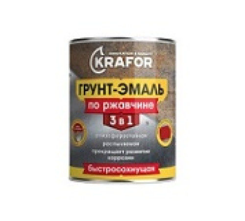 Грунт - эмаль по ржавчине 2,7 кг коричнев 