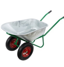 Тачка строительная оц. 100л 2 колеса PARK