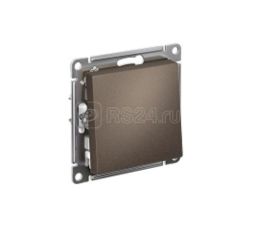 Выключатель 1-кл. СП AtlasDesign 10А IP20 (сх. 1) 10AX механизм мокко SE ATN000611 — Новобаза в Новомосковске