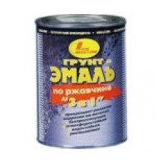 Грунт - эмаль по ржавчине НБХ белая 3л НБХ