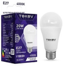 Лампа TOKOV  A60 20w/4K E27