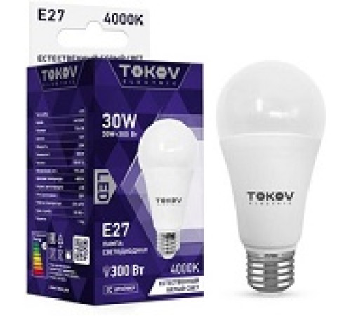 Лампа TOKOV  A70 30w/4K E27 — Новобаза в Новомосковске