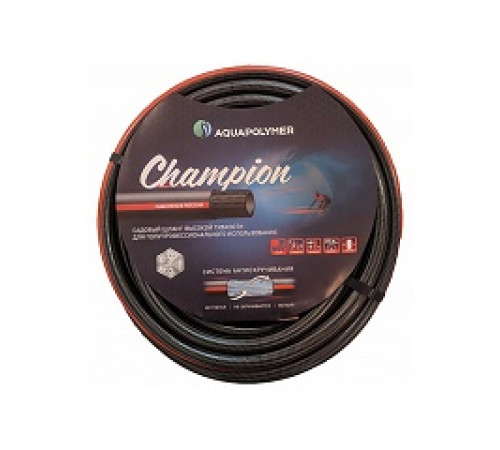 Шланг ПВХ армир. 3-х сл.антискруч Champion 3/4 20м — Новобаза в Новомосковске