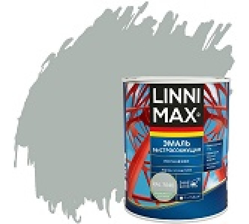 Грунт - эмаль по ржавчине LINNIMAX быстр 2,5л серая — Новобаза в Новомосковске