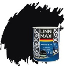 Грунт - эмаль по ржавчине LINNIMAX быстр 2,5л черная