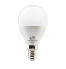 Лампа светодиодная RS G45 E14 8W 220-240V 4000К 8Вт 800лм Ra 90 шар Русский Свет