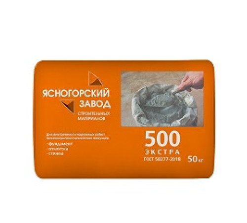 Цементное вяжущее ЭКСТРА 500 (25кг) ЯЗСМ — Новобаза в Новомосковске