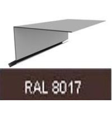Планка карнизная 100х65 0,5 PE-foil RAL 8017