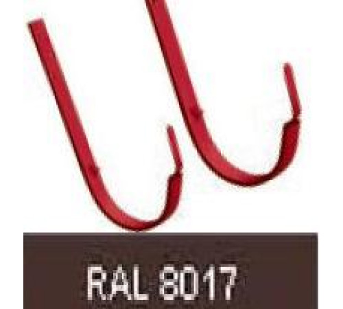 Крюк длинный 125 мм RAL 8017 — Новобаза в Новомосковске