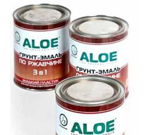 Грунт - эмаль по ржавчине ALOE 3 кг светло-серый — Новобаза в Новомосковске