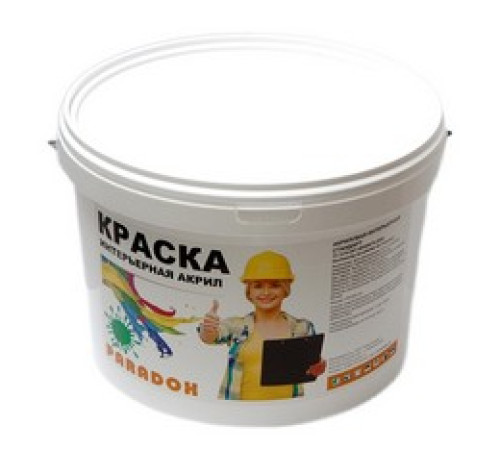 Краска ВД интерьерная акрил PARADOX 14 кг — Новобаза в Новомосковске
