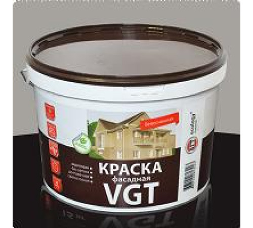 Краска ВД-АК-1180 фасадная белоснежн VGT 15кг — Новобаза в Новомосковске