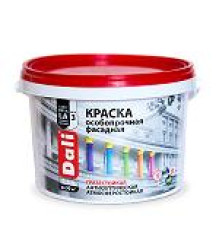 Краска фасадная особопрочная ВД база А DALI 2,5л
