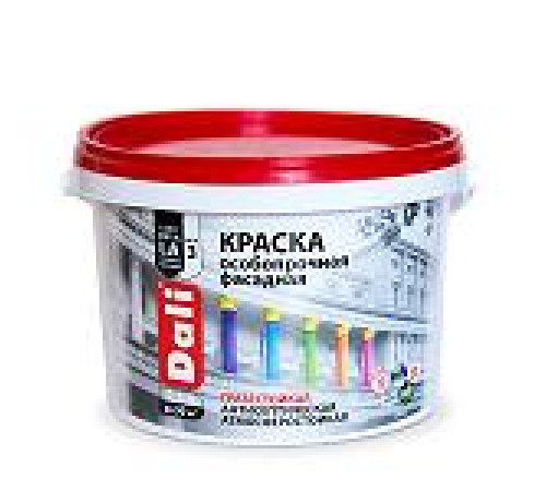 Краска фасадная особопрочная ВД база А DALI 2,5л — Новобаза в Новомосковске