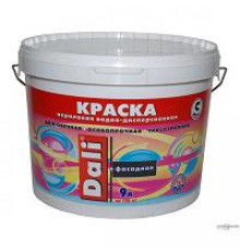 Краска фасадная особопрочная ВД база А DALI 9л