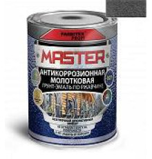 Грунт-эмаль по ржавчине 3 в 1 молотковая серый (4 л) FARBITEX ПРОФИMASTER