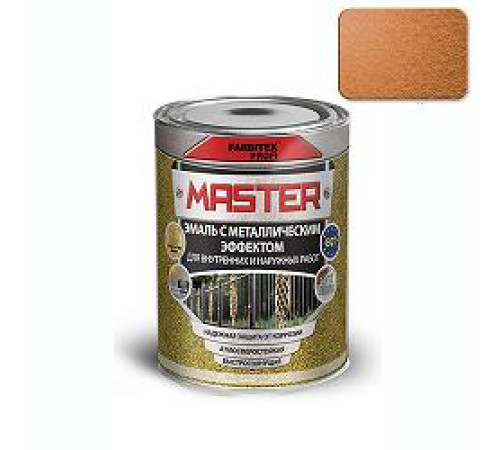 Эмаль с металлическим эффектом бронза (4 л) FARBITEX ПРОФИ MASTER — Новобаза в Новомосковске