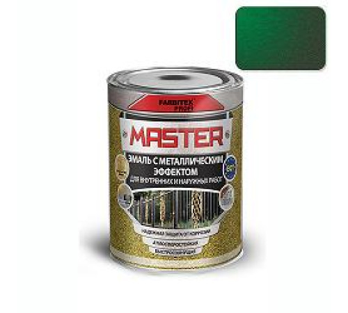 Эмаль с металлическим эффектом зелёный (2 л) FARBITEX ПРОФИ MASTER — Новобаза в Новомосковске
