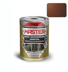 Эмаль с металлическим эффектом шоколад (2 л) FARBITEX ПРОФИ MASTER