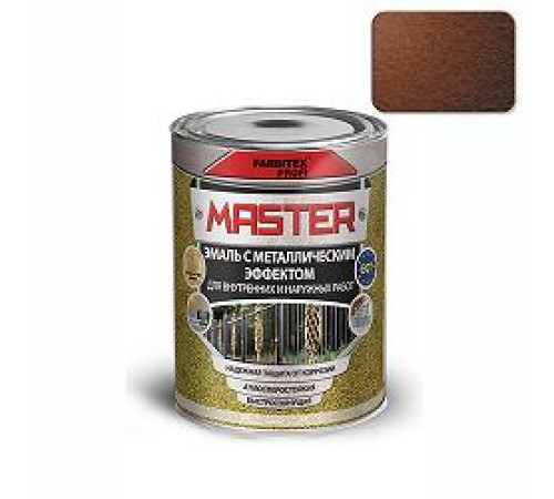 Эмаль с металлическим эффектом шоколад (0.4 л) FARBITEX ПРОФИ MASTER — Новобаза в Новомосковске