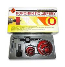Набор коронок по дереву 8шт